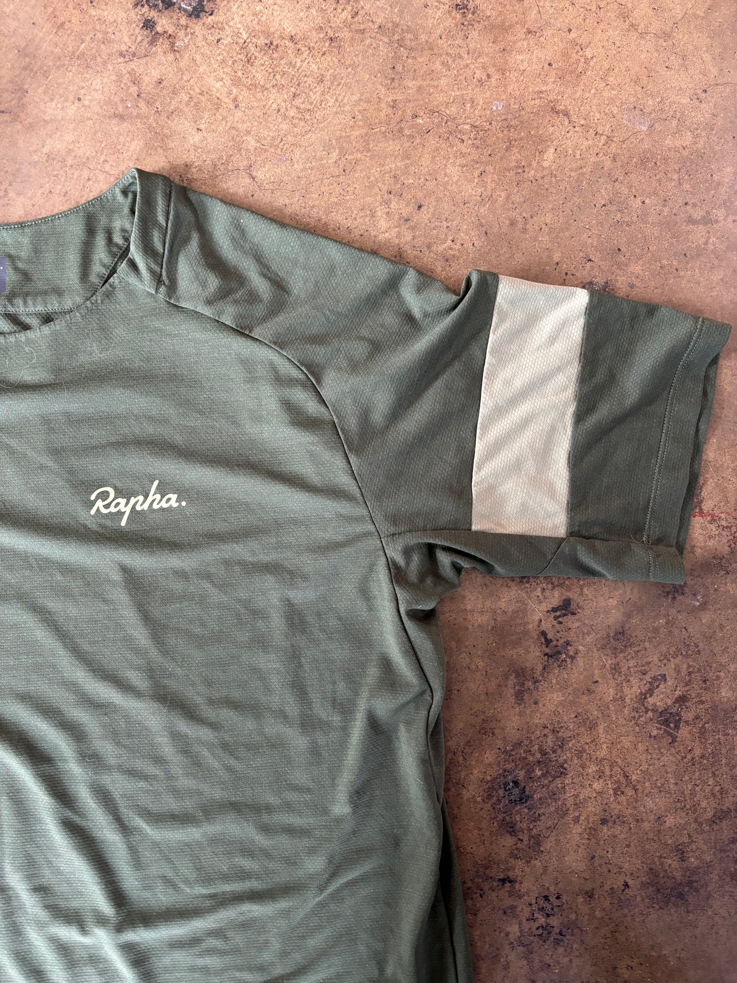 Green Rapha Cycling Shirt