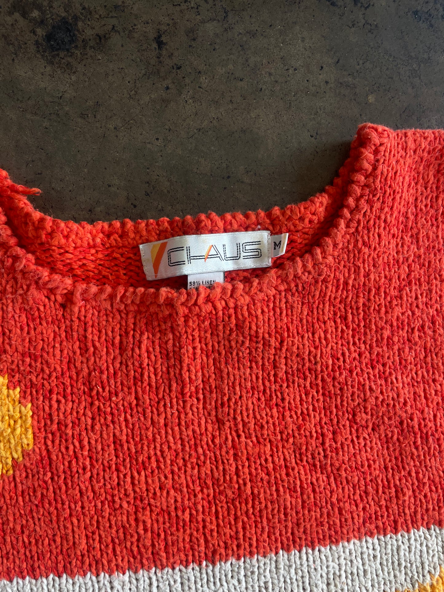 Bold Sunrise Sweater Vest