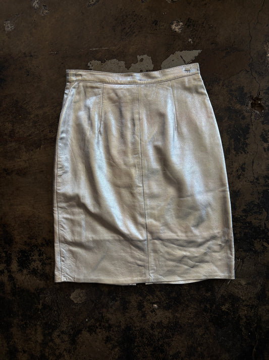 Chrome Midi Skirt