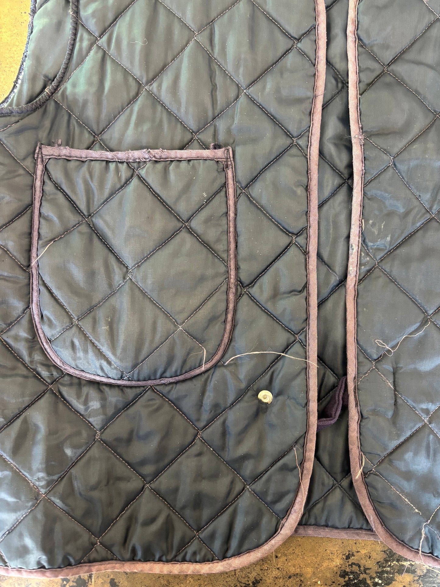 Navy Quilted Vest Liner