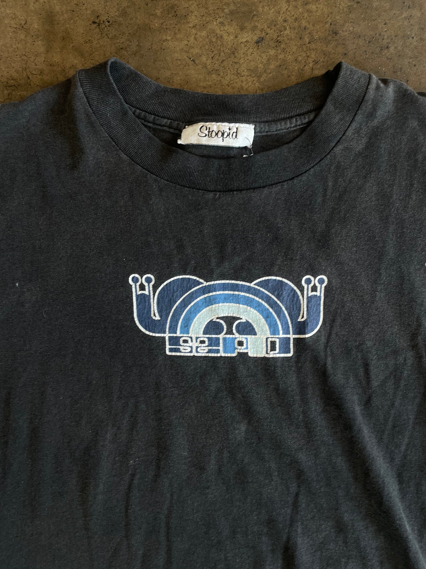 Black Y2K Stoopid Graphic Tee