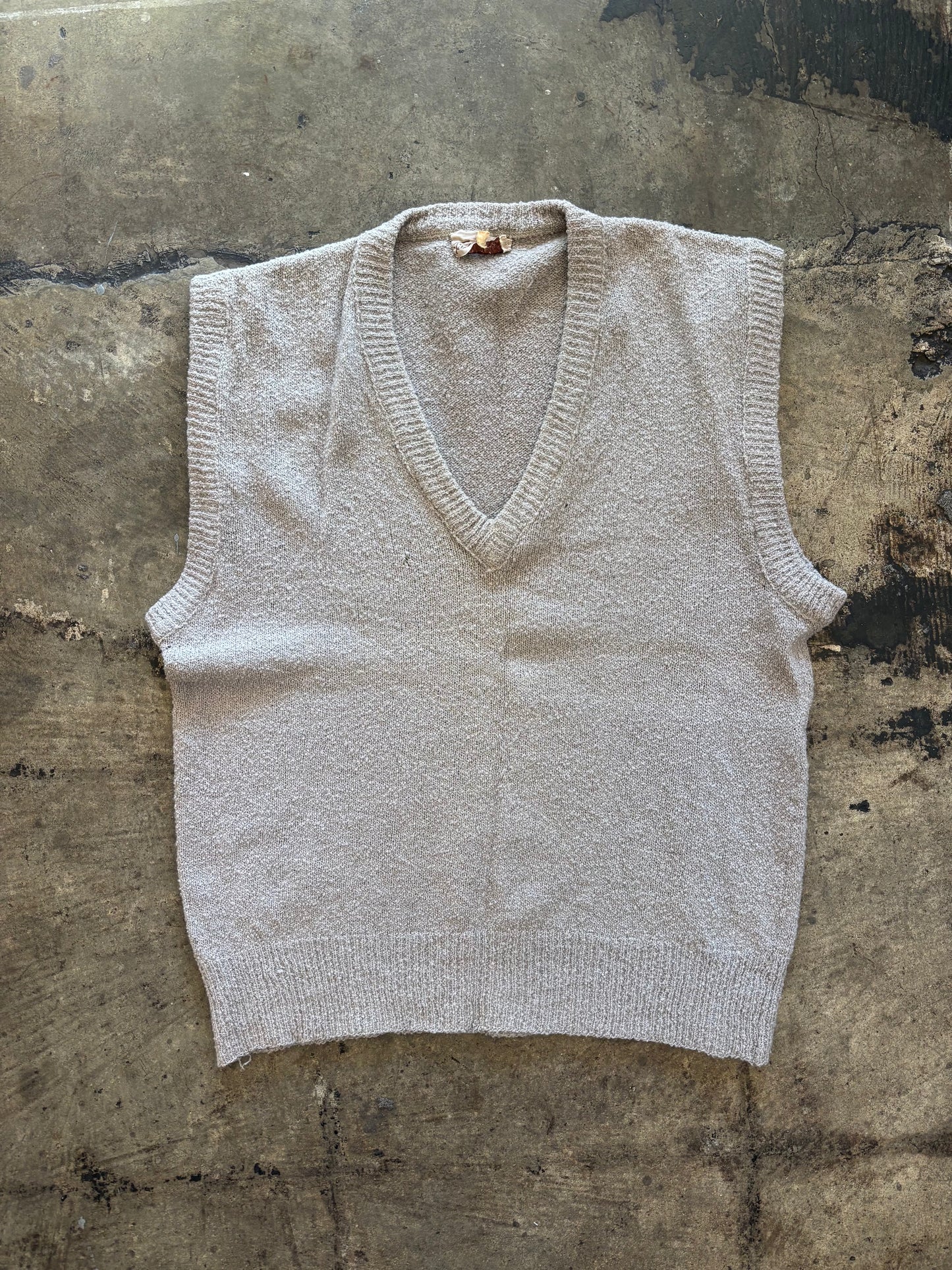 Gray V Neck Sweater Vest