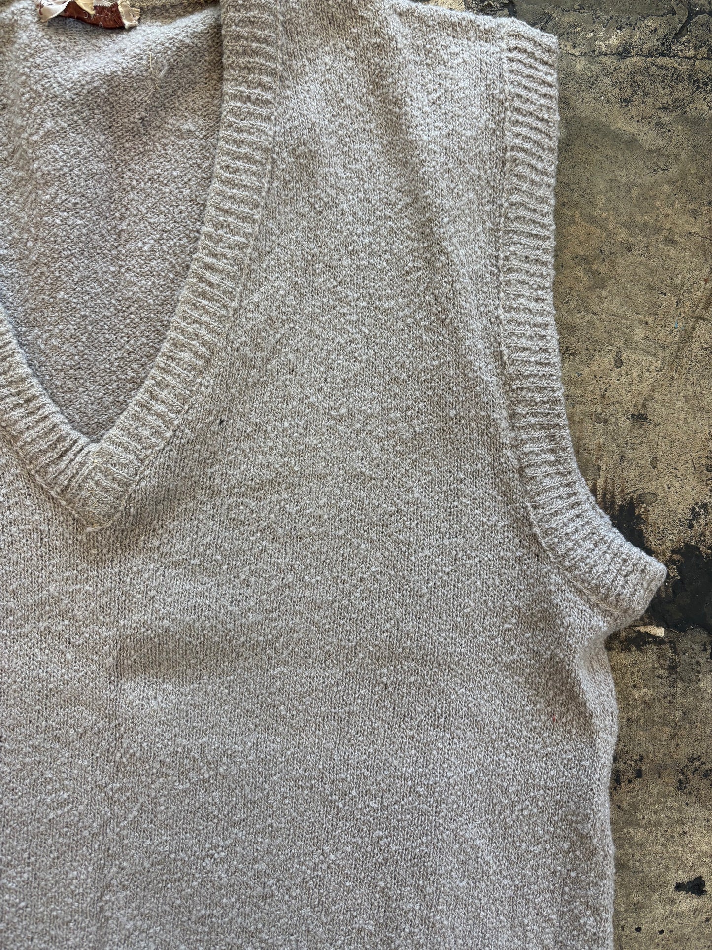 Gray V Neck Sweater Vest