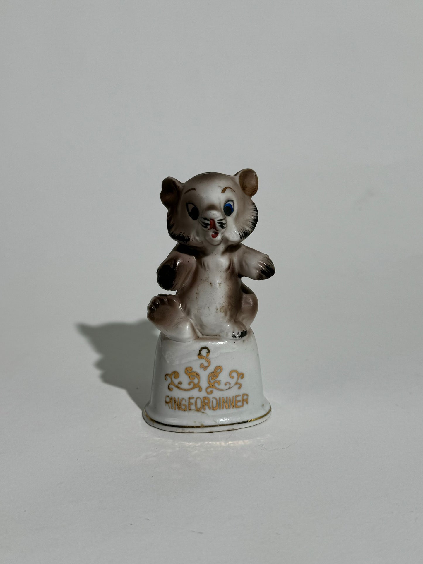 Chipmunk Bell Salt + Pepper Shakers