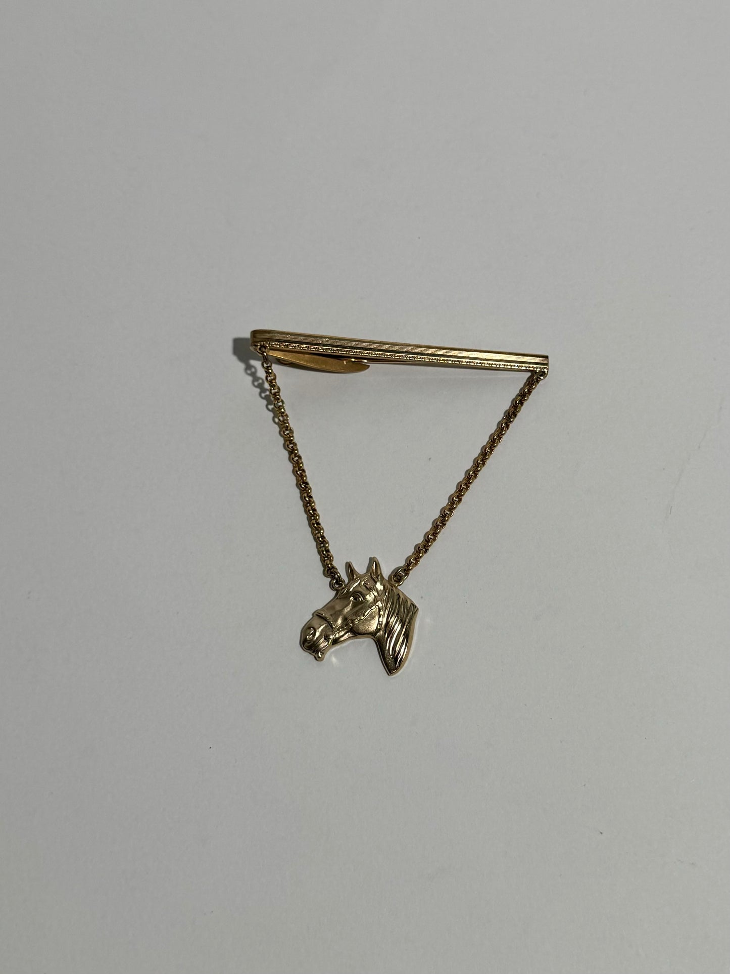 Gold Horse Tie Clip