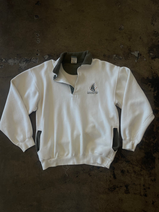 Monterrey Bay Quarter Button Sweater