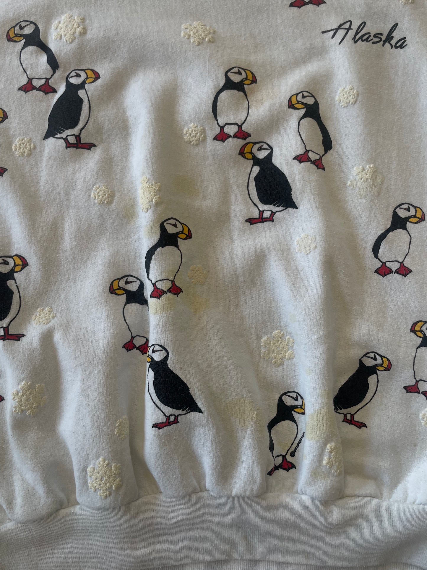 Alaska Puffin Crewneck Sweater