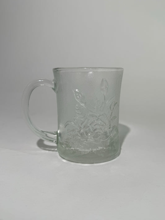Glass Rose Mug