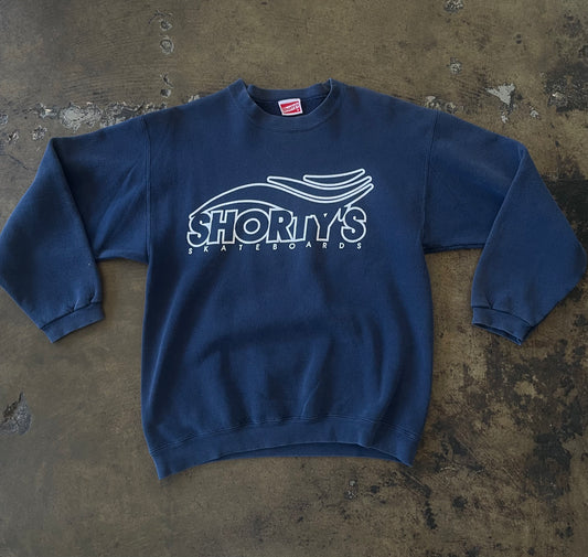 Navy Shorty's Crewneck Sweater