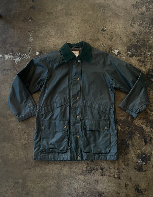 Eddie Bauer Olive Waxed Canvas Jacket