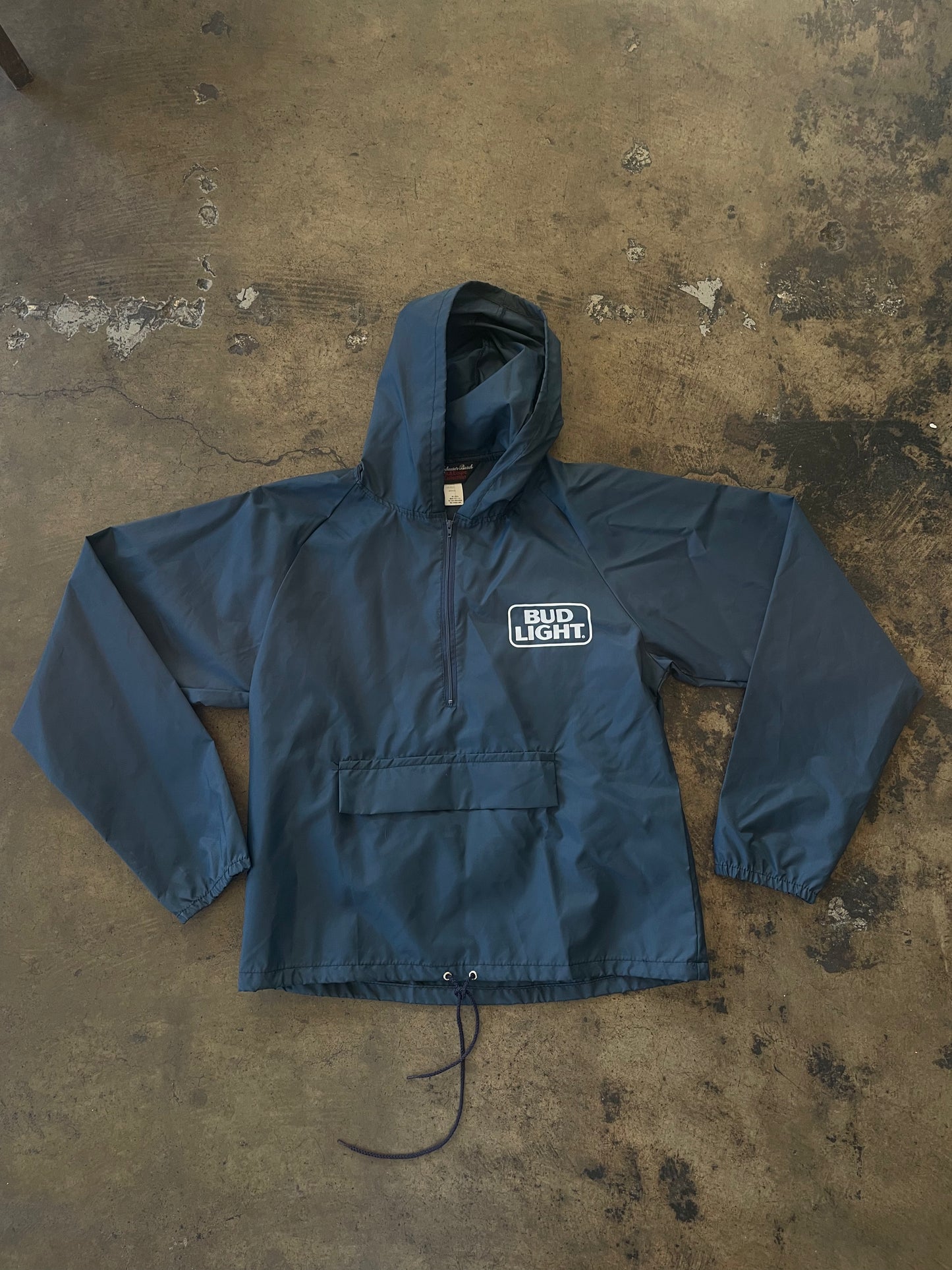Navy Bud Light Quarter Zip Pull Over