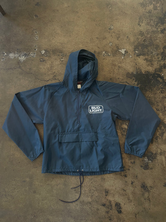 Navy Bud Light Quarter Zip Pull Over
