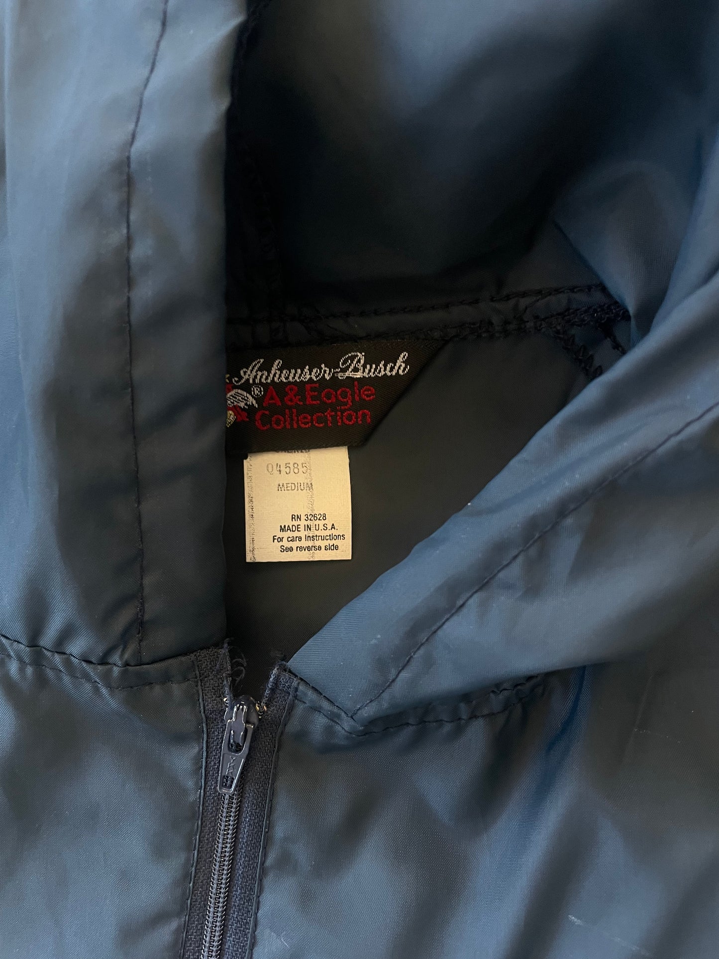 Navy Bud Light Quarter Zip Pull Over