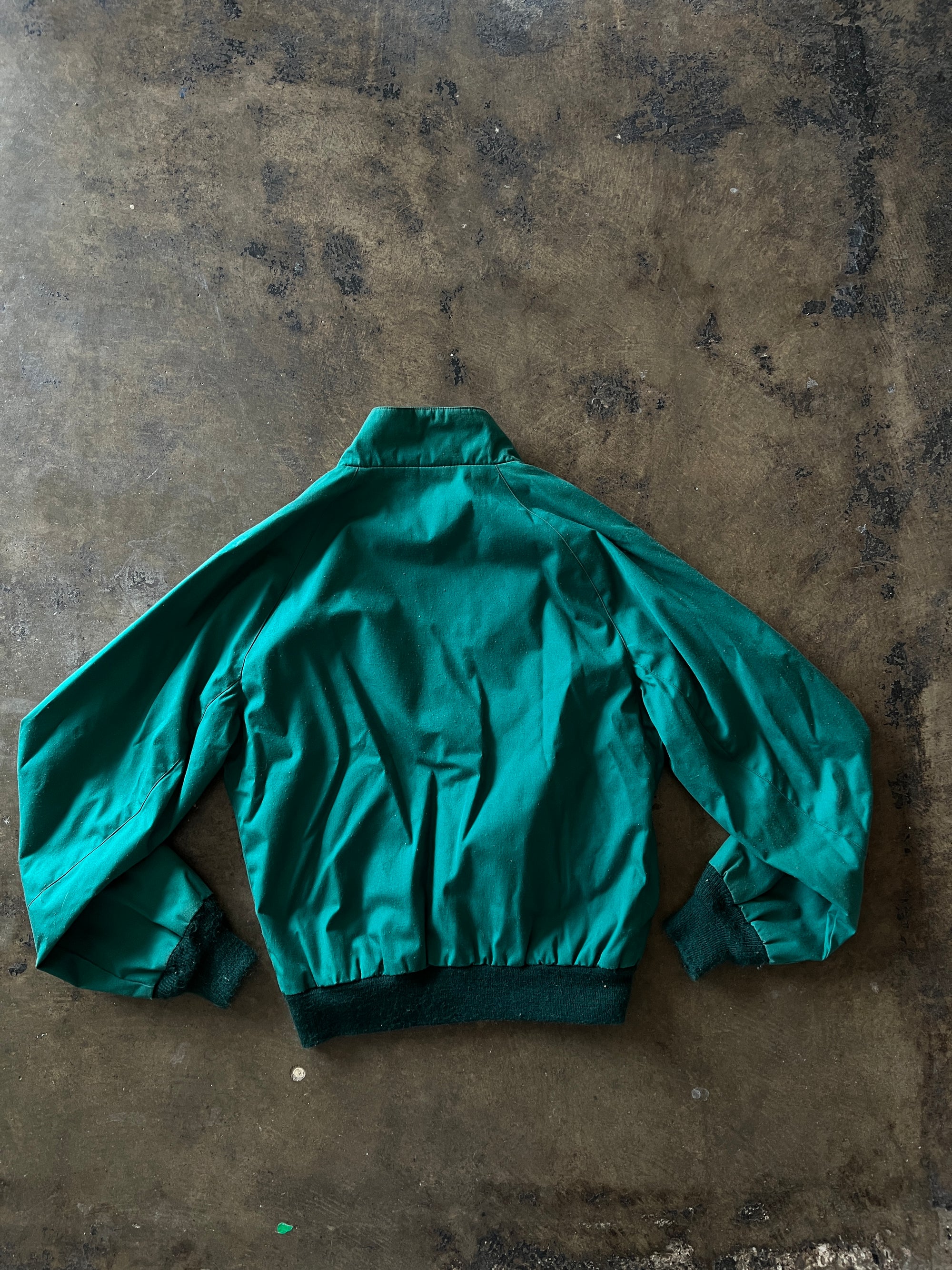 "MDM" Plaid Lined Green Club Jacket