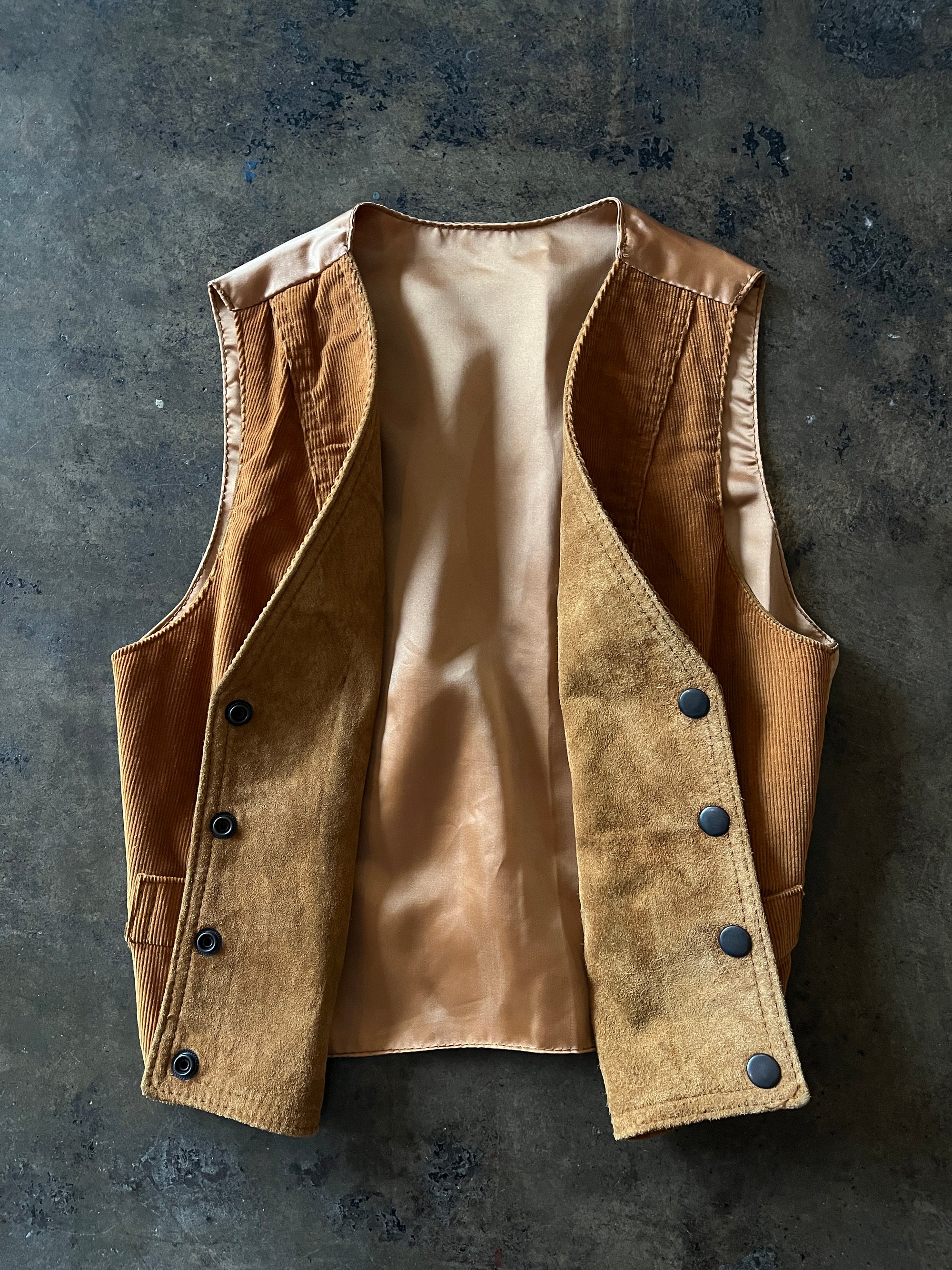 Terracotta Corduroy Vest