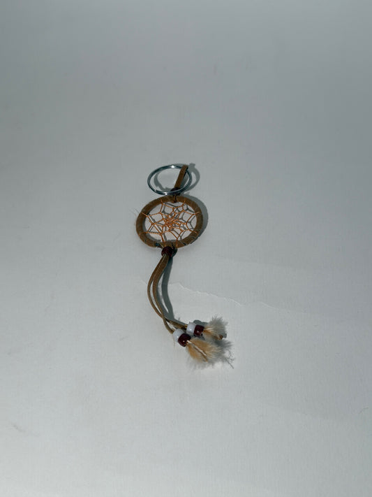 Suede Dream Catcher Key Ring