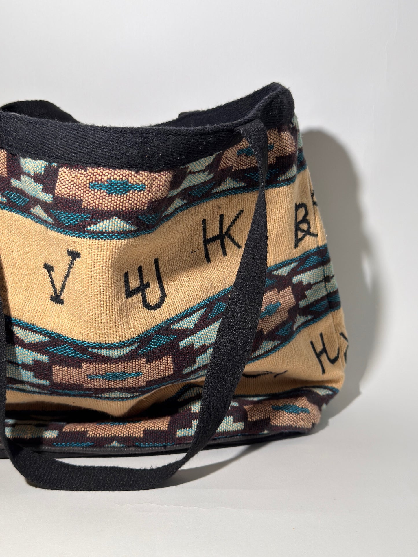 Blue Ranch Brand Woven Tote
