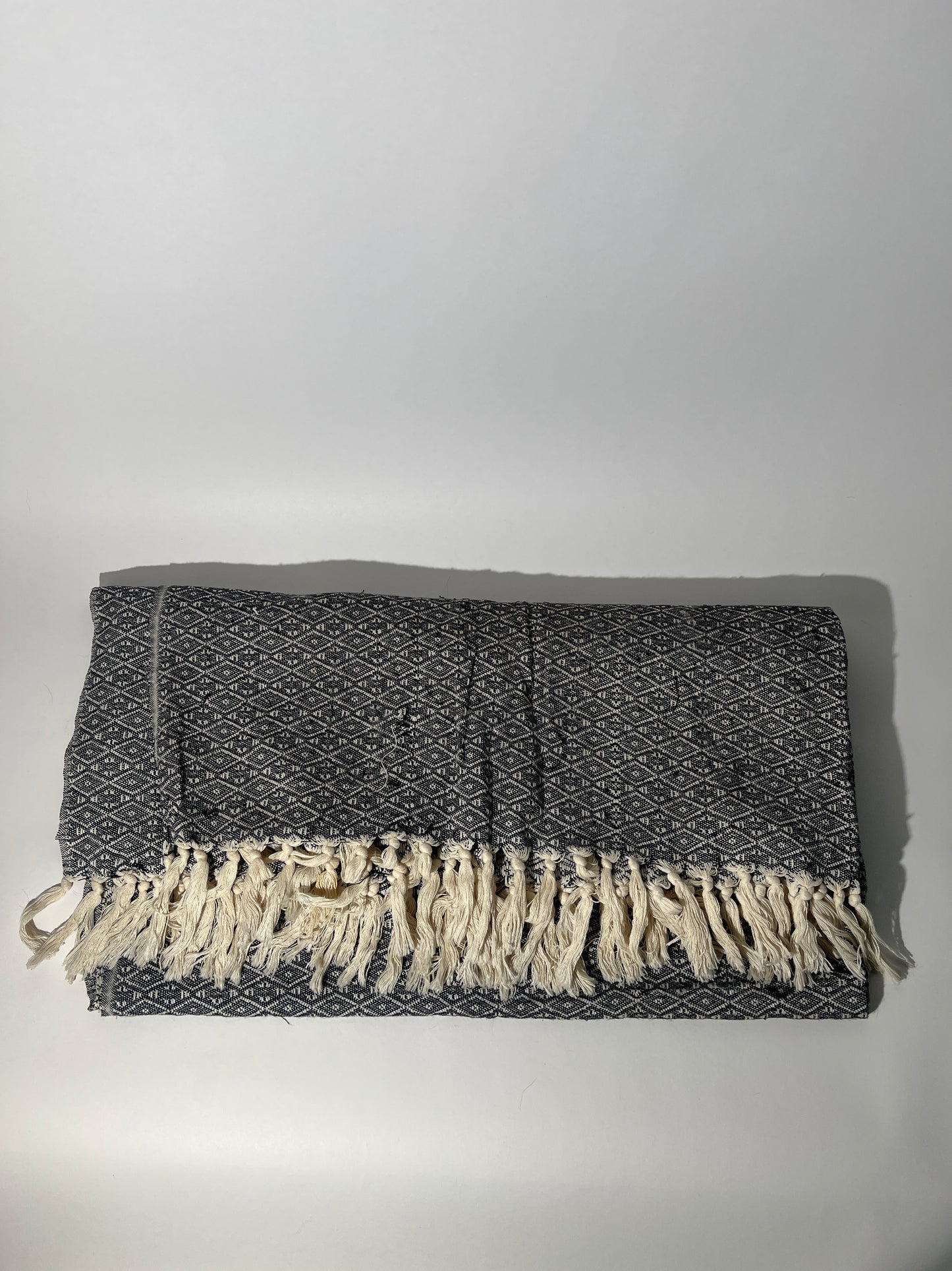 Blue Patterned Turkish Blanket