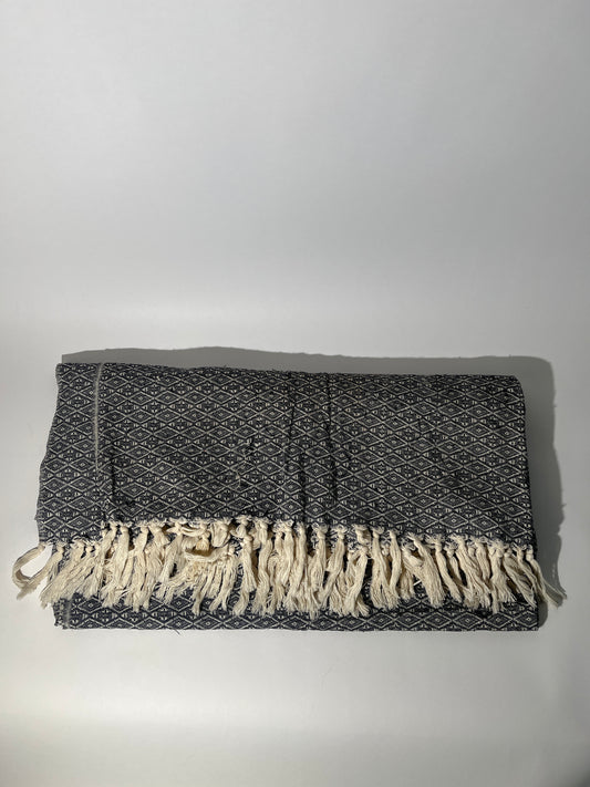 Blue Patterned Turkish Blanket