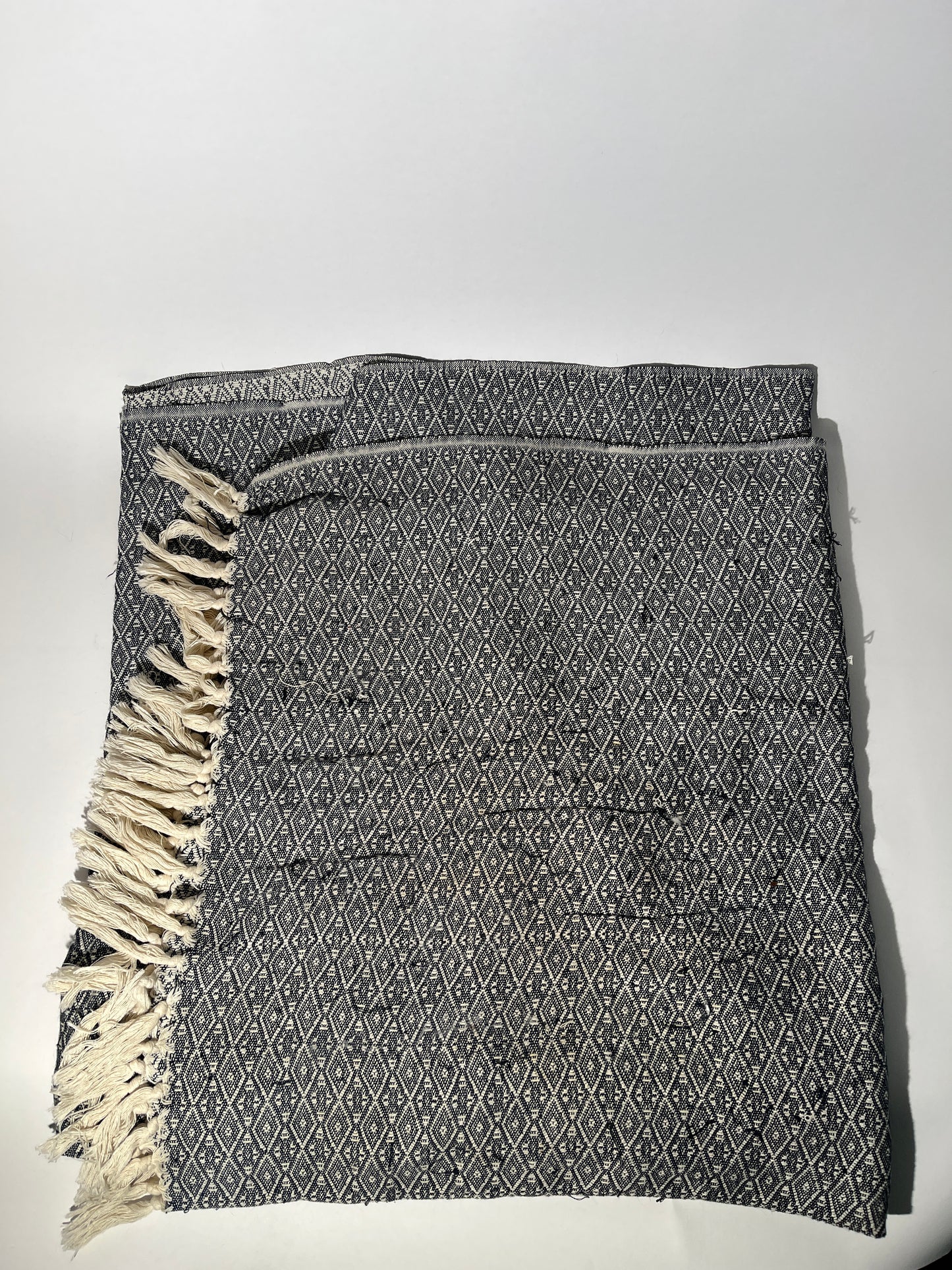 Blue Patterned Turkish Blanket