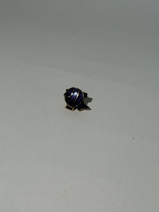 Purple Fish Pin