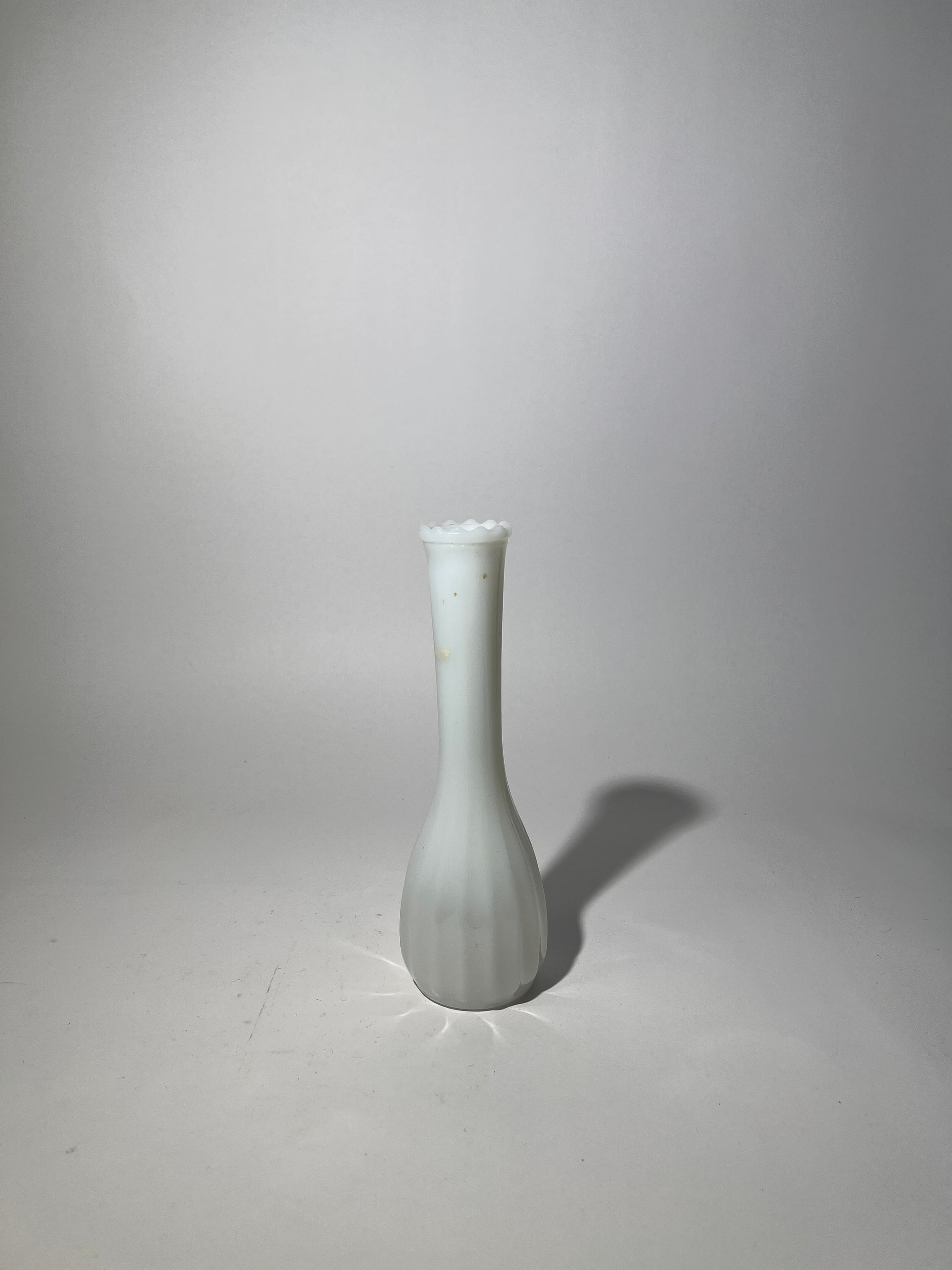 Milk Glass Stem Vase