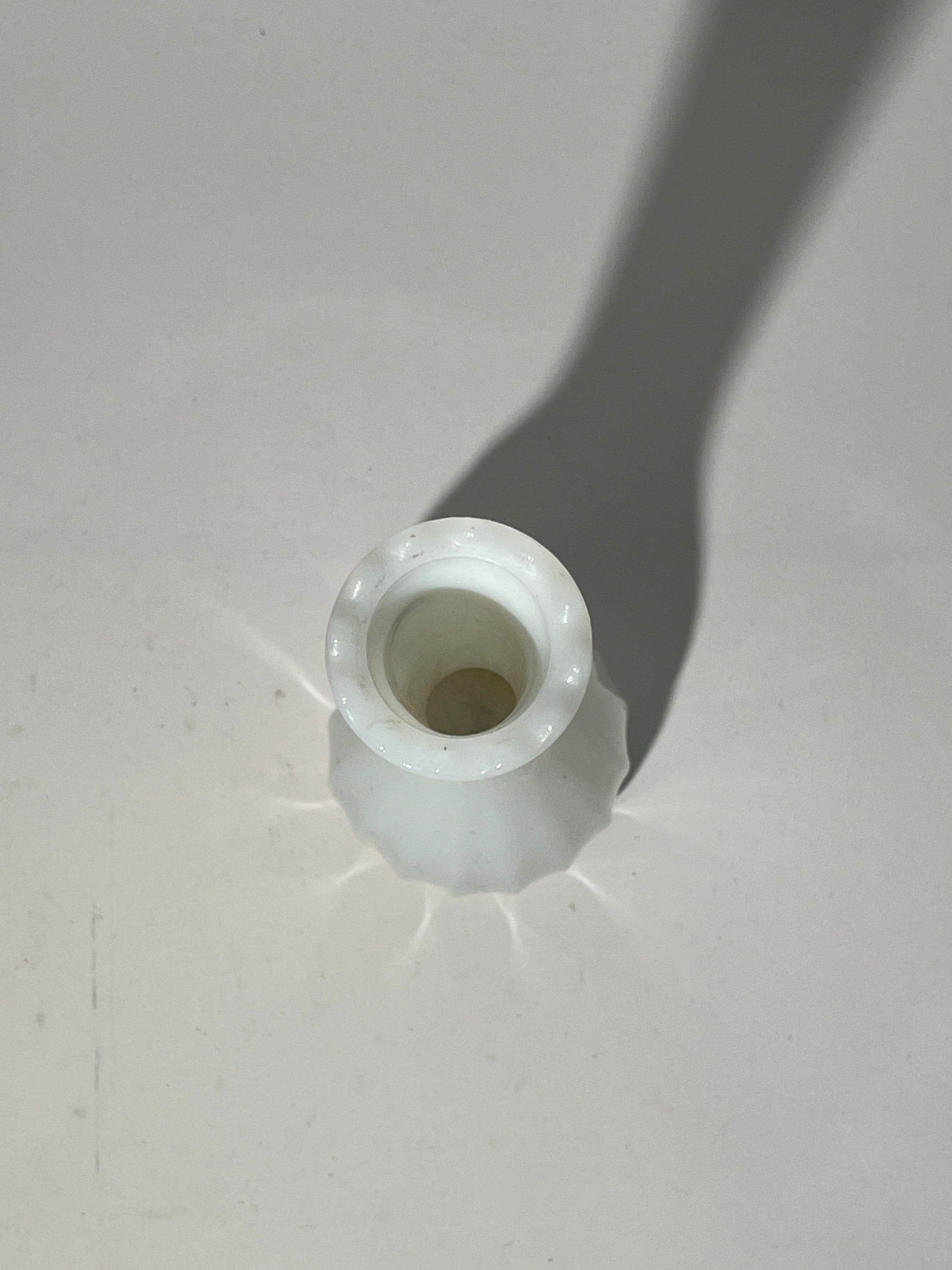 Milk Glass Stem Vase