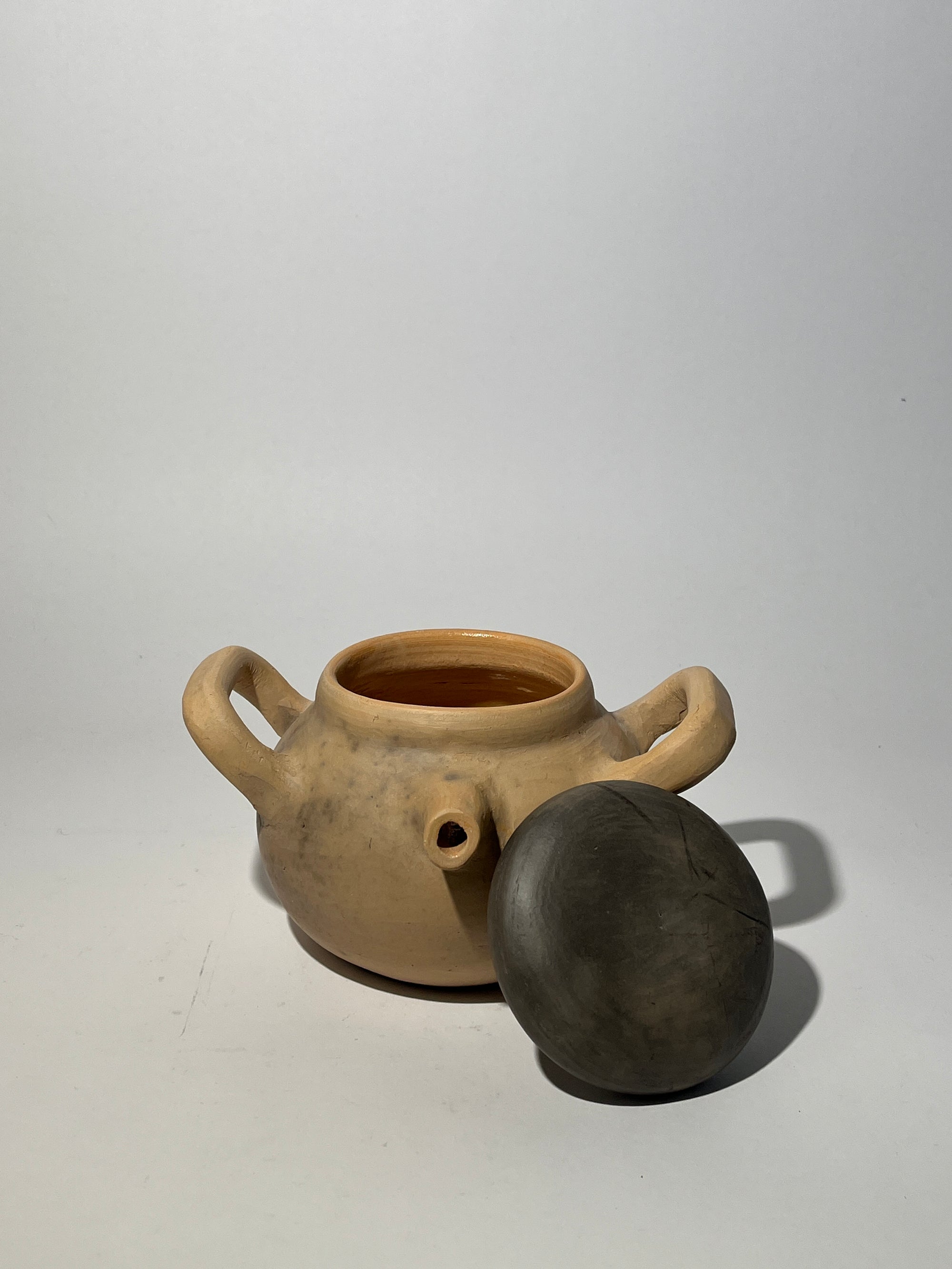 Handmade Mexican Clay Pot with Handles