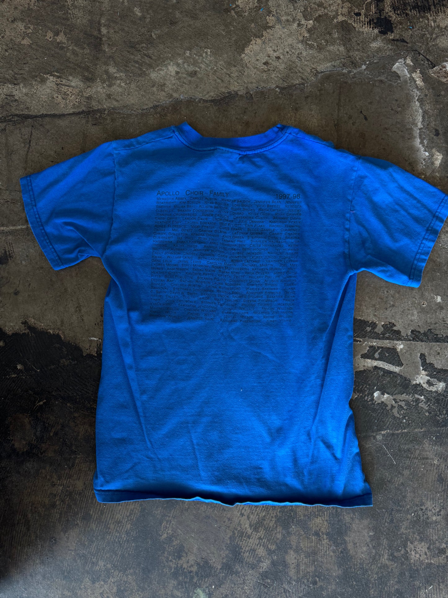Blue Apollo Choir 97-98 Tee