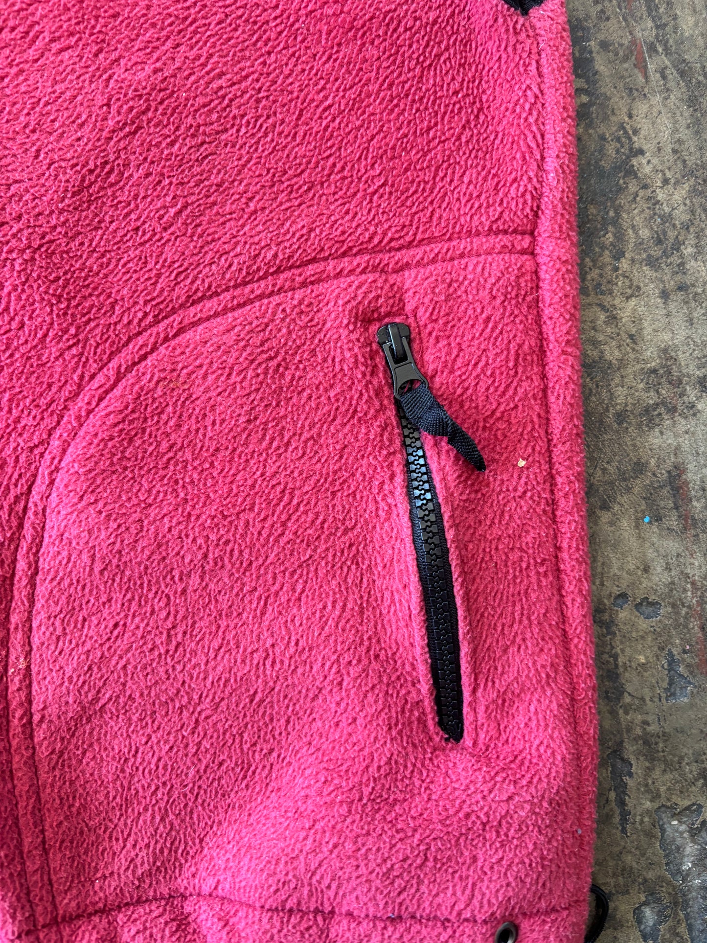 Red Vail Fleece Full Zip Vest