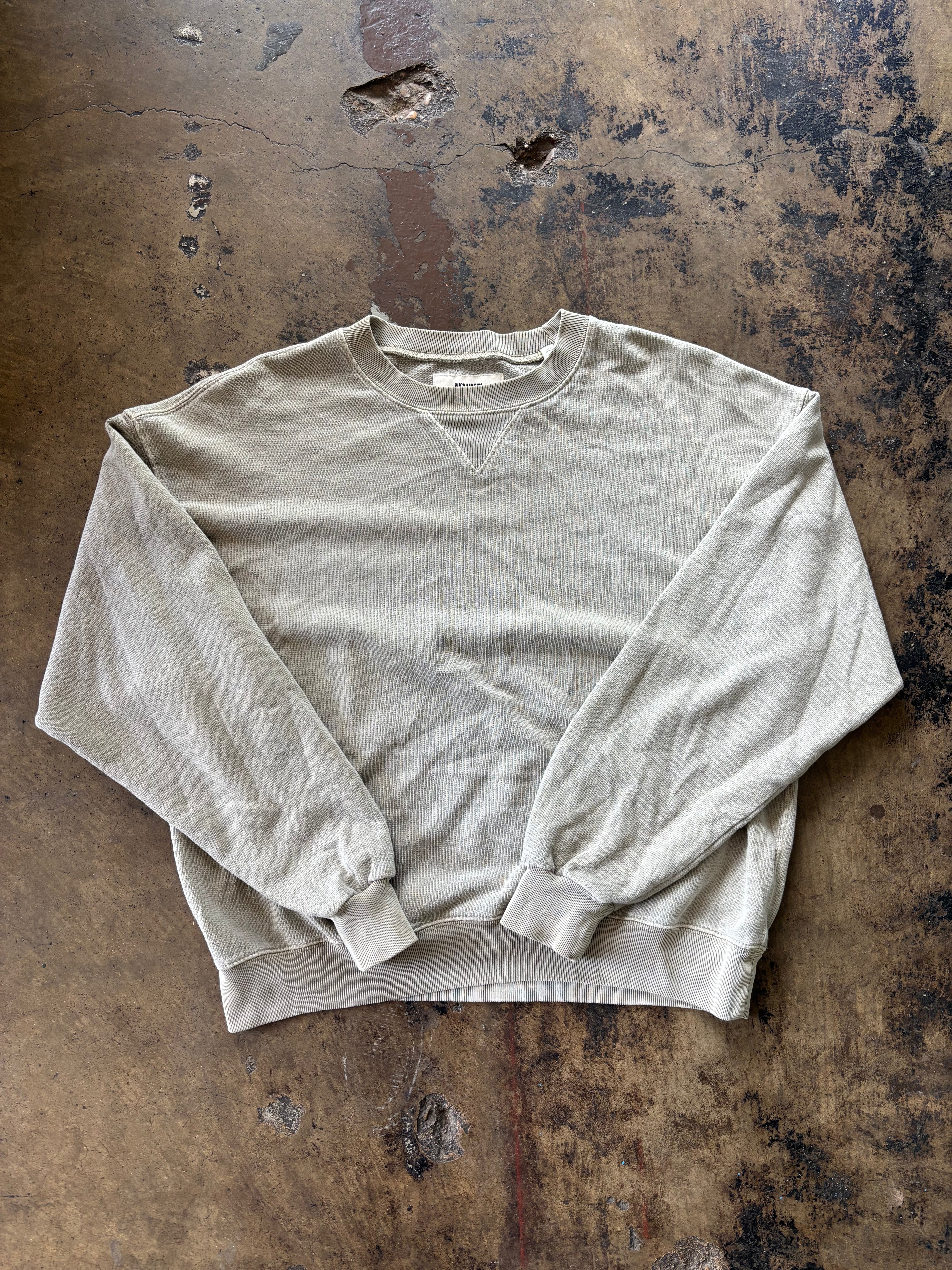Buck Mason Cement Crewneck Sweater – hēy konēko