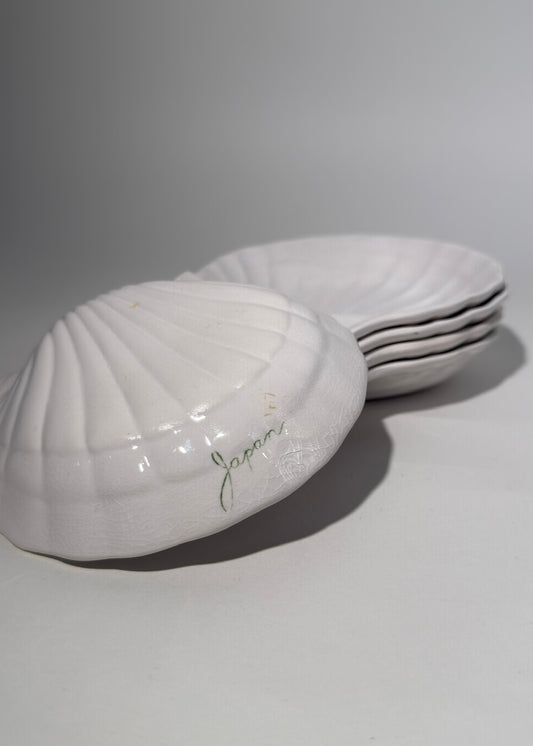 White Ceramic Seashell Dish