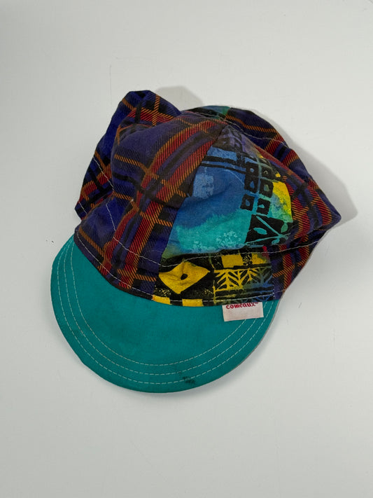 Plaid + Printed Fitted Hat