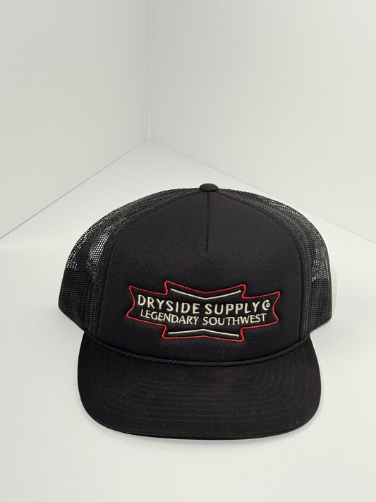 Black Dryside Supply Co. Trucker Hat