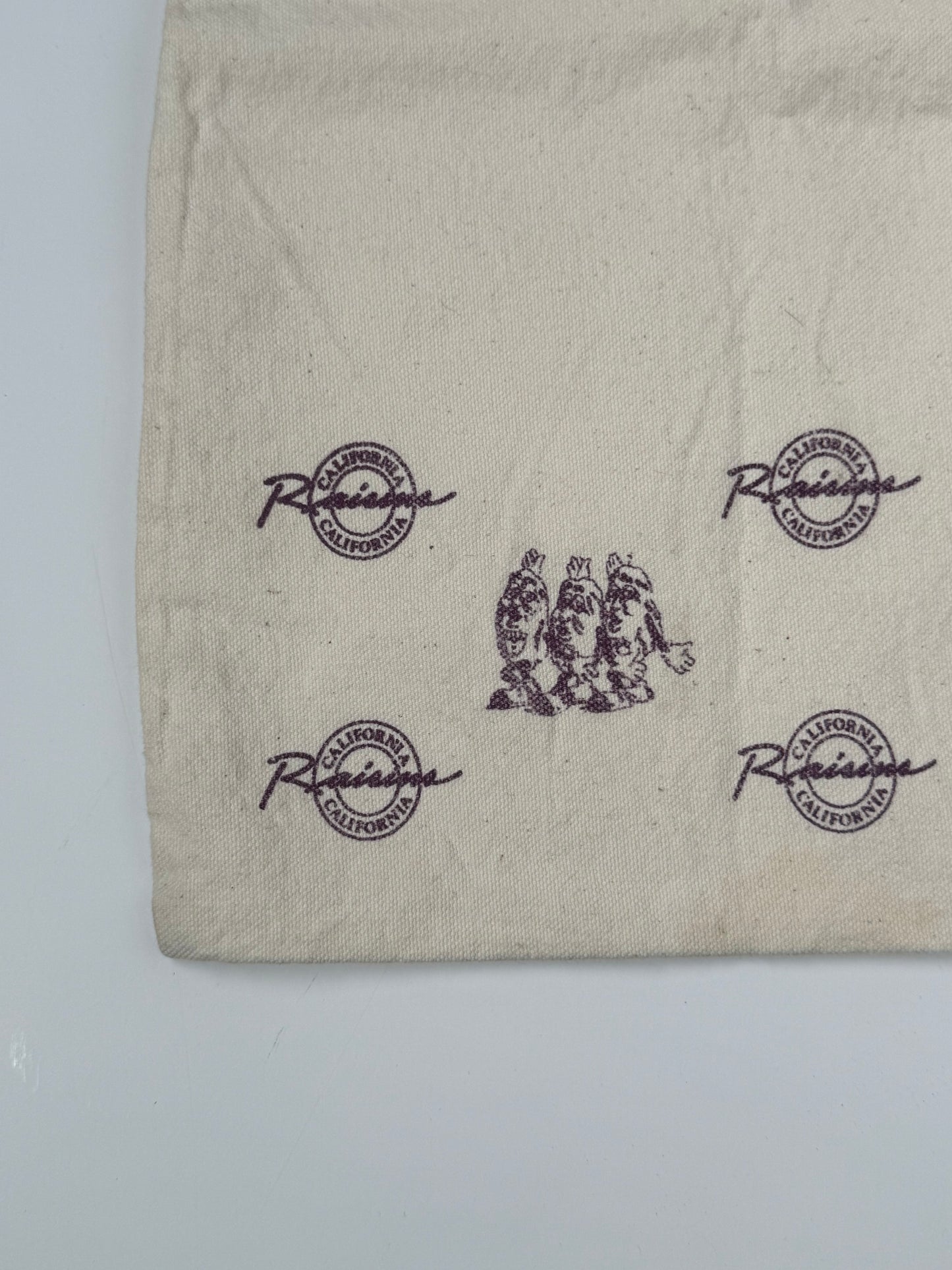 California Raisin Canvas Tote Bag