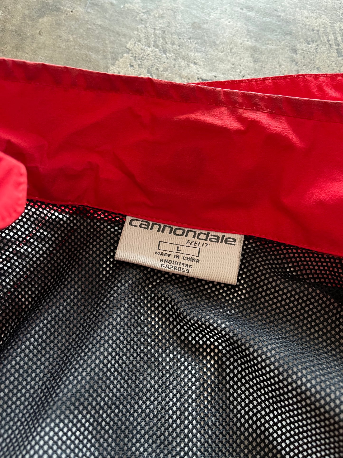 Red Cannondale Cycling Jacket