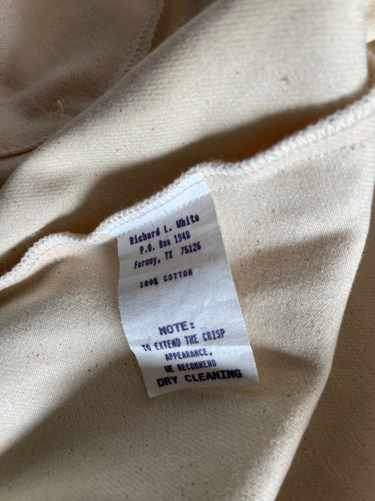 Cream Canvas BRR Ranch Jacket