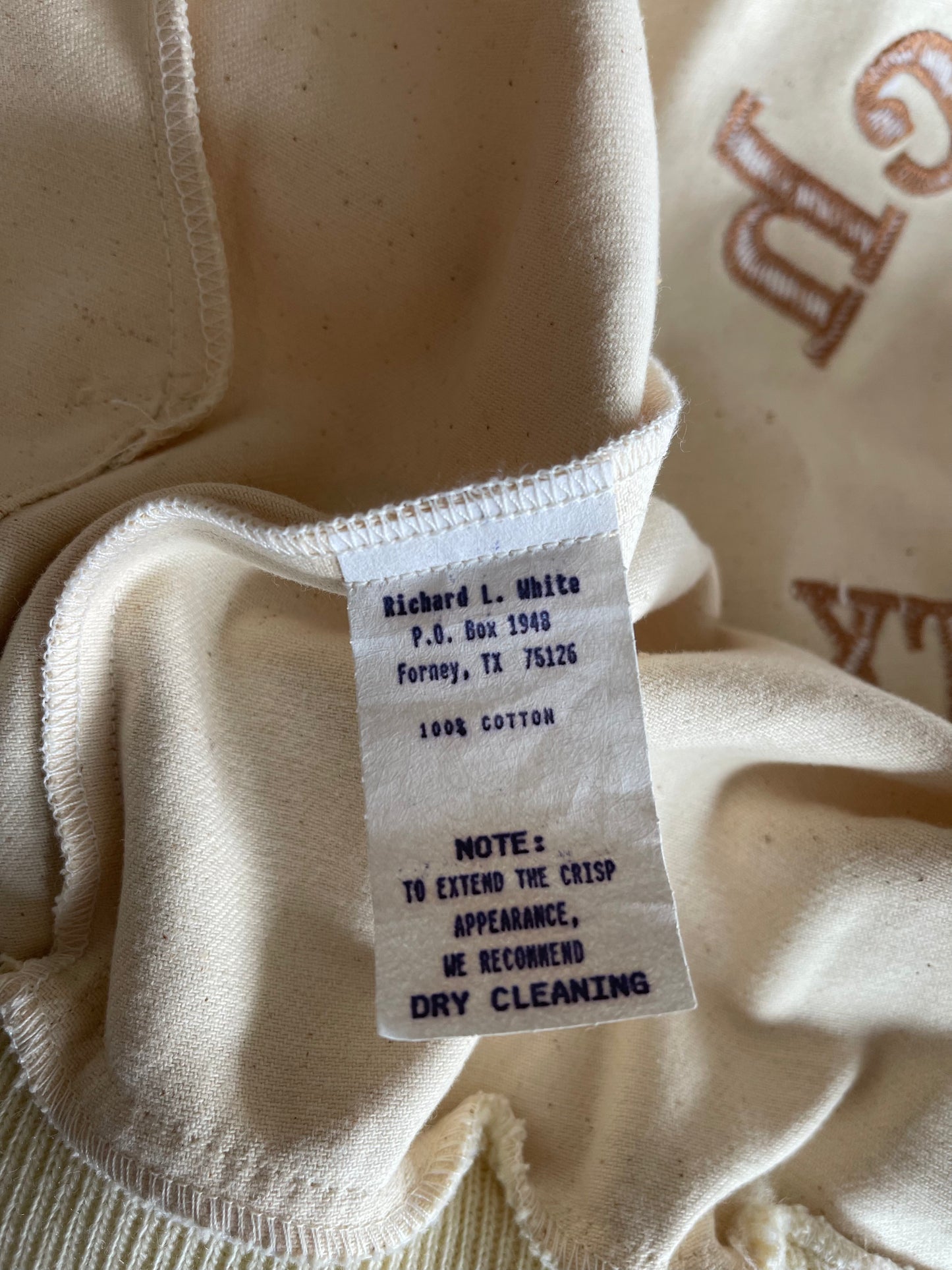 Cream Canvas BRR Ranch Jacket