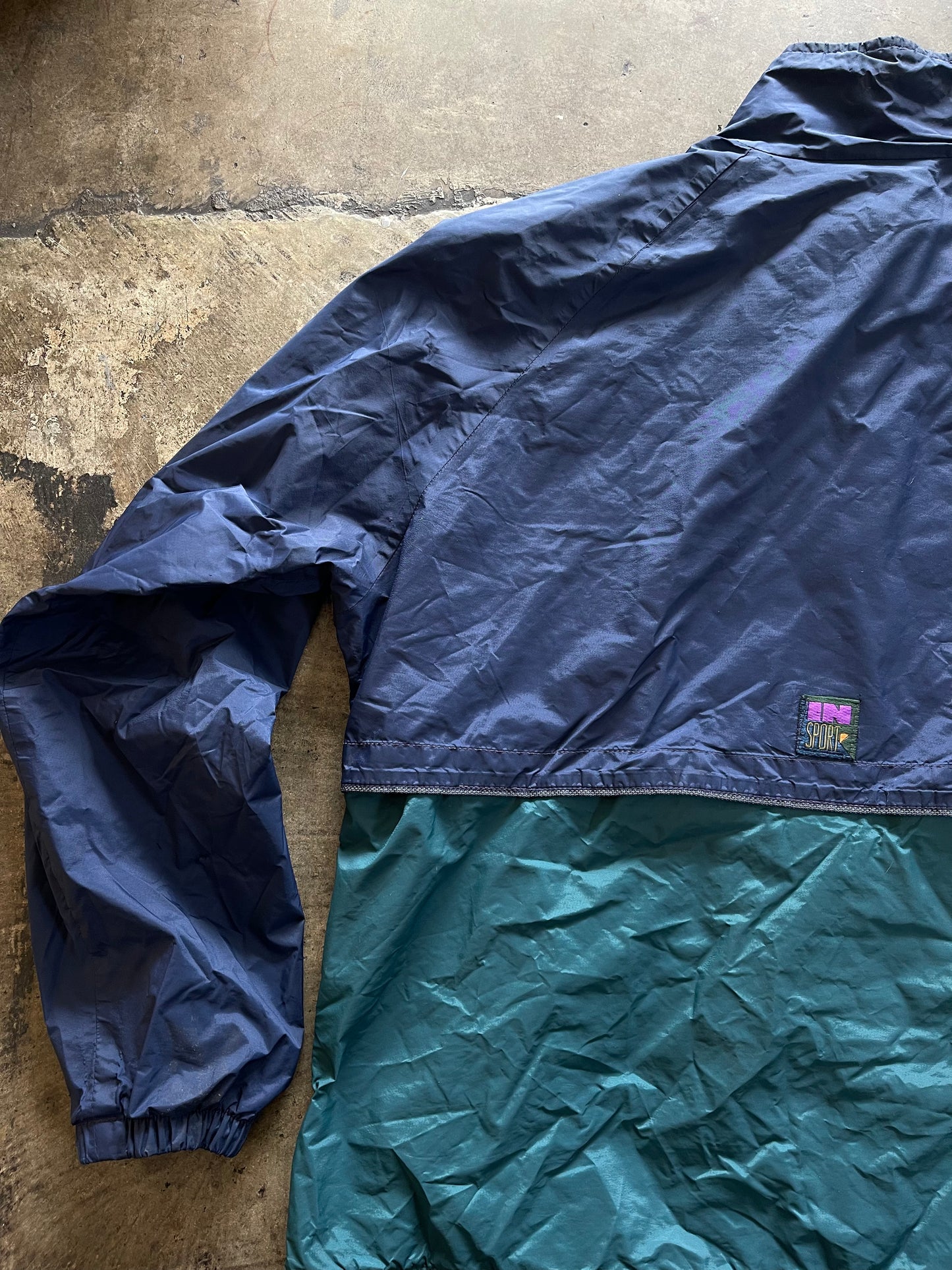 Navy / Teal / Purple GoreTex Windbreaker