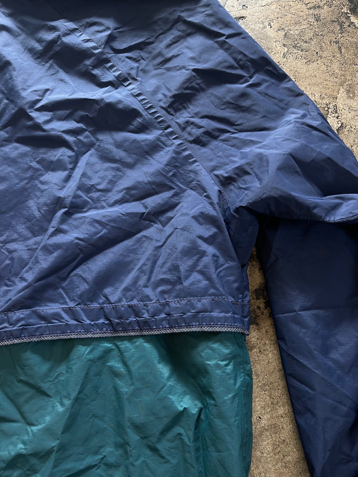 Navy / Teal / Purple GoreTex Windbreaker