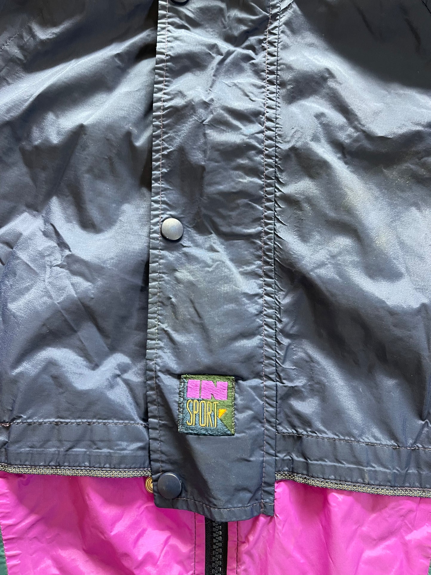 Navy / Teal / Purple GoreTex Windbreaker