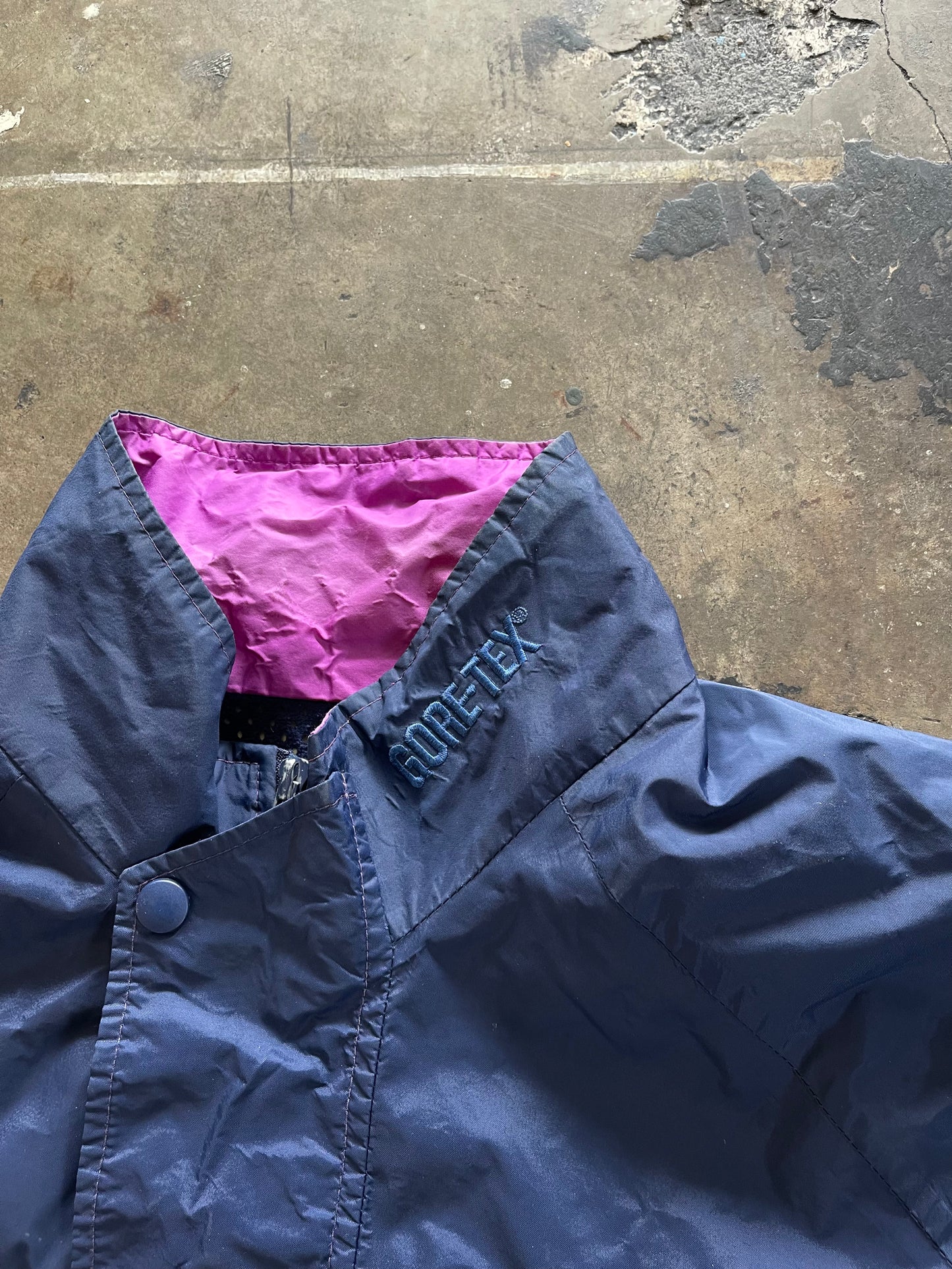 Navy / Teal / Purple GoreTex Windbreaker