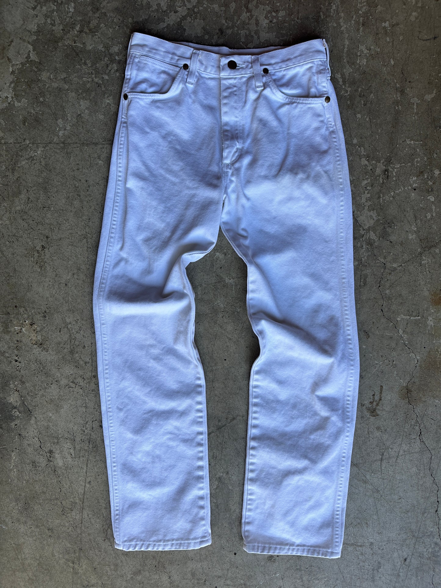 White Wrangler Jeans