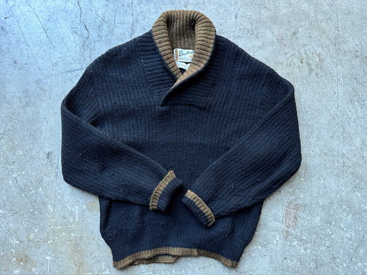Black + Olive Brentwood Wool Sweater