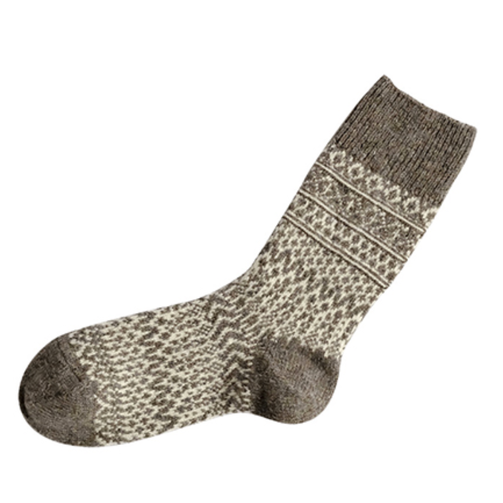 Wool Jacquard Socks