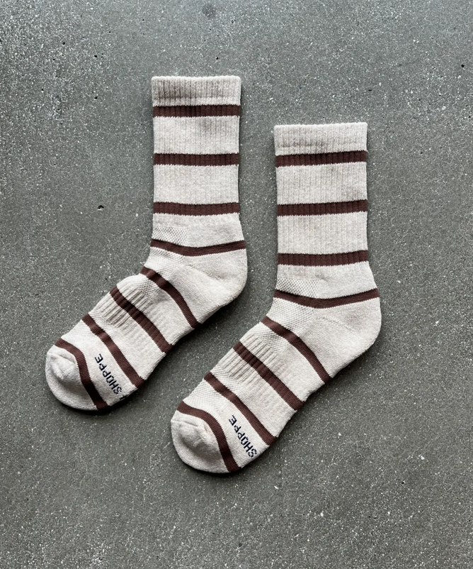 Striped Boyfriend Socks