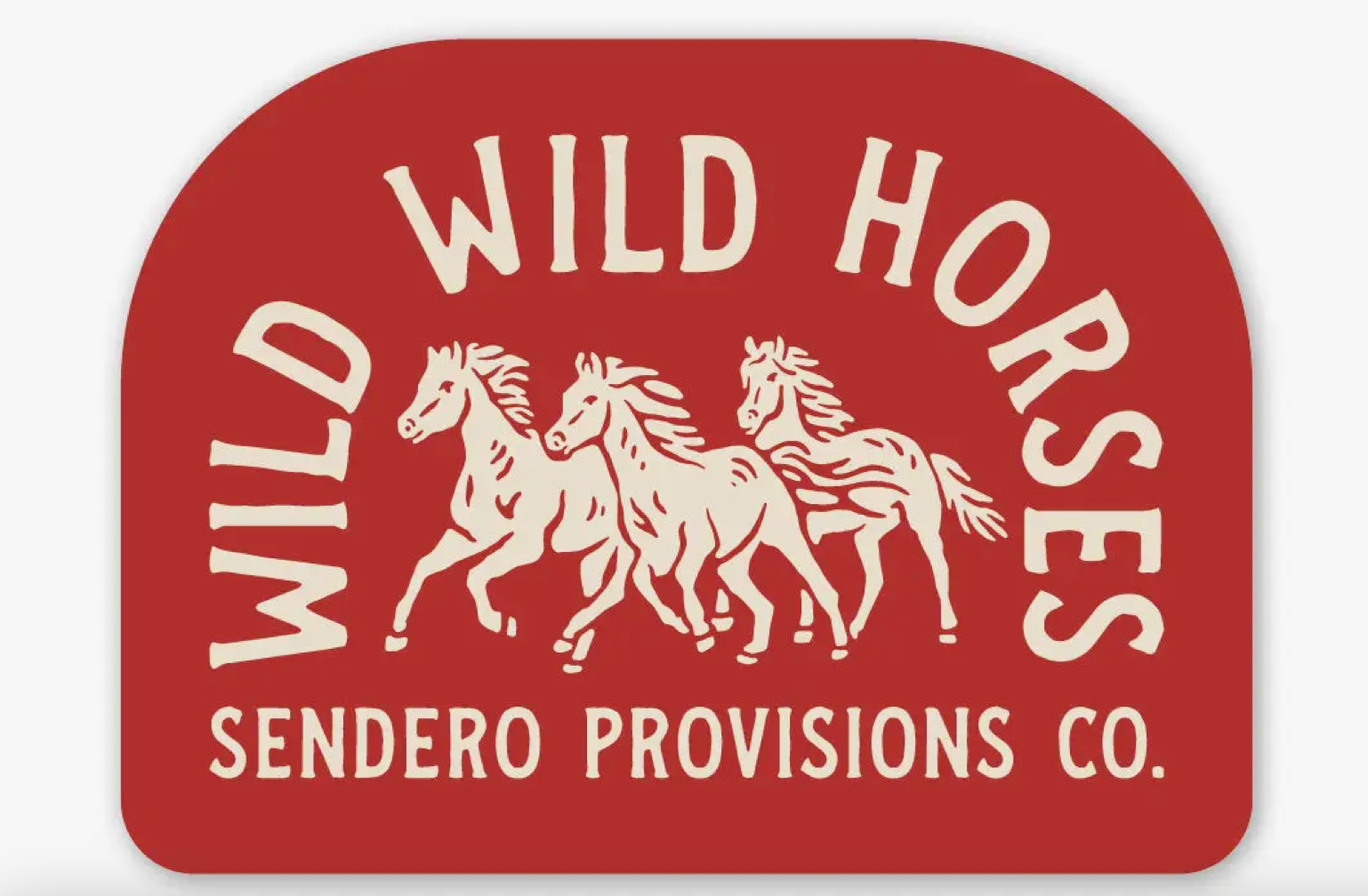 Wild Wild Horses Sticker