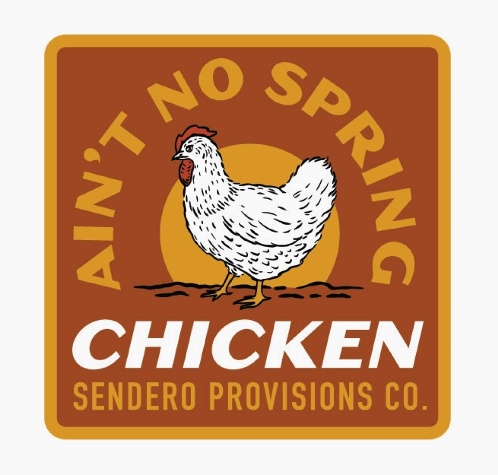 Spring Chicken Sticker