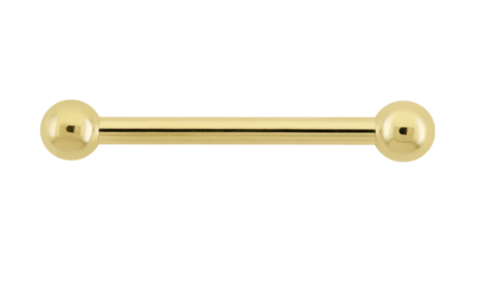 LeRoi Gold Straight Barbell