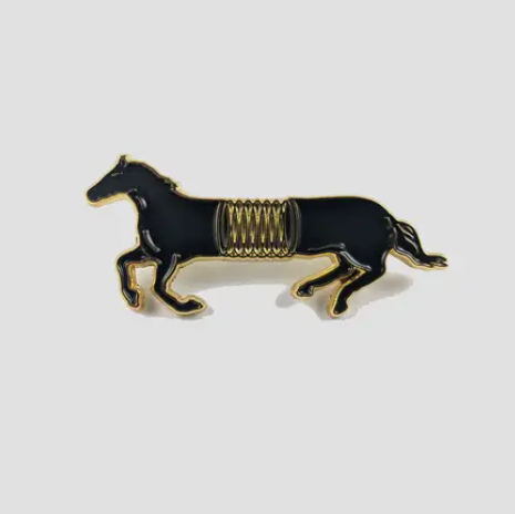 Spring Horse Pin